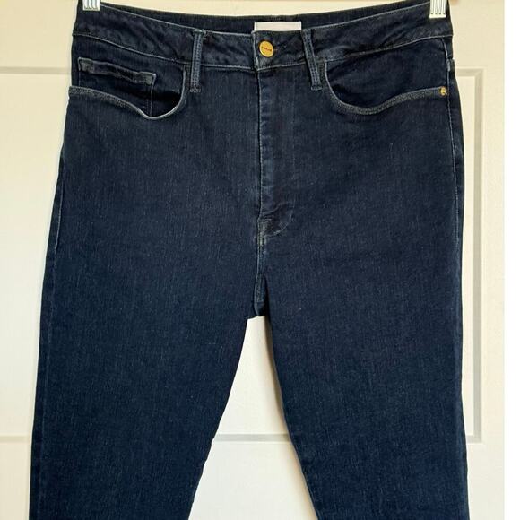 FRAME Le One Skinny Jean Women’s Size 2 Dark Wash in Keller - Picture 5 of 10